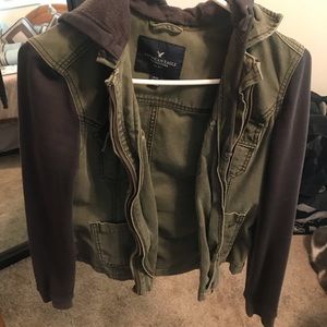 AE jacket with hoodie